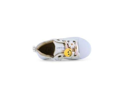 Shoesme Sneaker Parelmoer SH26S006-B in de kleur wit
