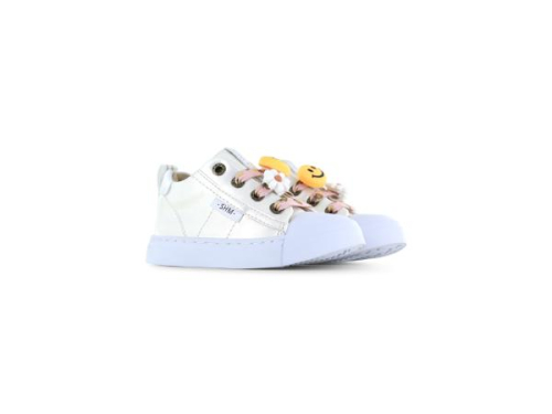 Shoesme Sneaker Parelmoer SH26S006-B in de kleur wit