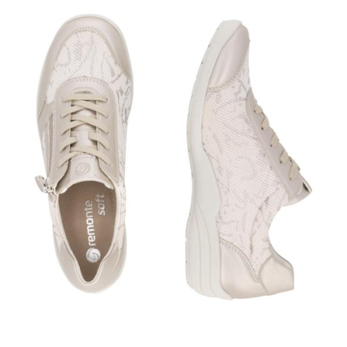 Remonte Veterschoen met Rits H R7637-80 H in de kleur champagne