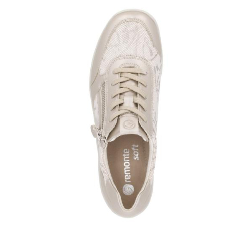 Remonte Veterschoen met Rits H R7637-80 H in de kleur champagne