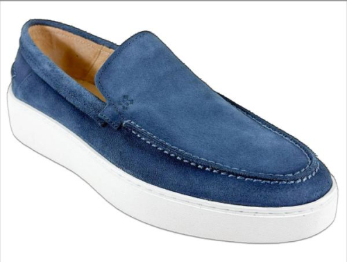 Berkelmans Instapschoen FIORANO 2610320422 baltic suede in de kleur blauw
