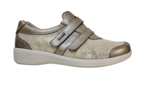 Stuppy Klittenbandschoen, Stretch, G 3972 369 036 in de kleur grijs