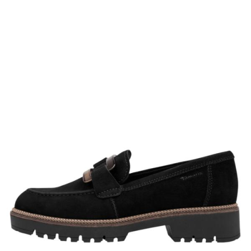 Tamaris Loafers 1-24722-43 001 in de kleur zwart