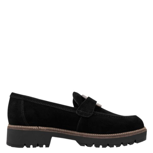 Tamaris Loafers 1-24722-43 001 in de kleur zwart