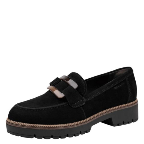 Tamaris Loafers 1-24722-43 001 in de kleur zwart