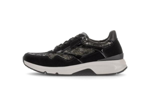 Gabor Sneaker Rollingsoft 0103.01.007 in de kleur zwart