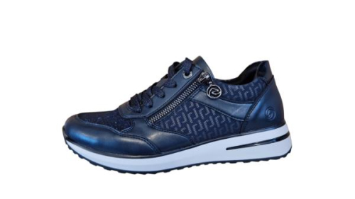 Remonte Sneaker D1G08-14 in de kleur blauw