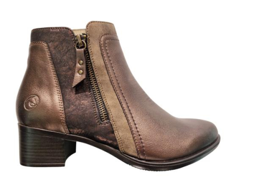 Remonte Enkellaars R5172-90 in de kleur brons