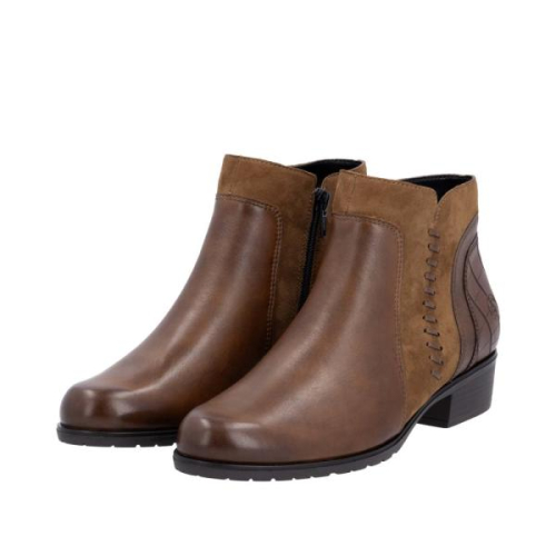 Remonte Enkellaars D6893-22 in de kleur cognac