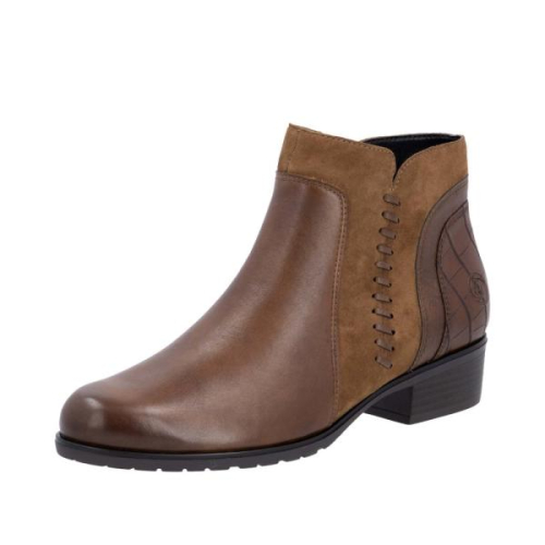 Remonte Enkellaars D6893-22 in de kleur cognac
