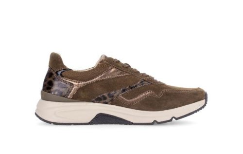 Gabor Sneaker Rollingsoft 0103.01.012 in de kleur cognac