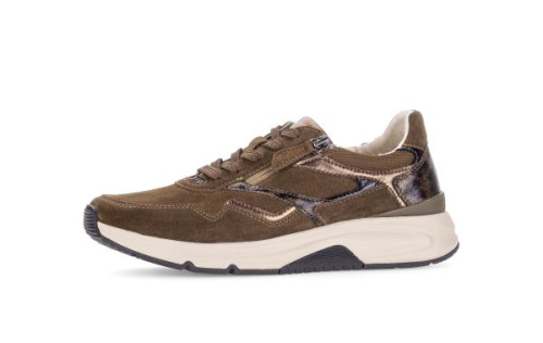 Gabor Sneaker Rollingsoft 0103.01.012 in de kleur cognac