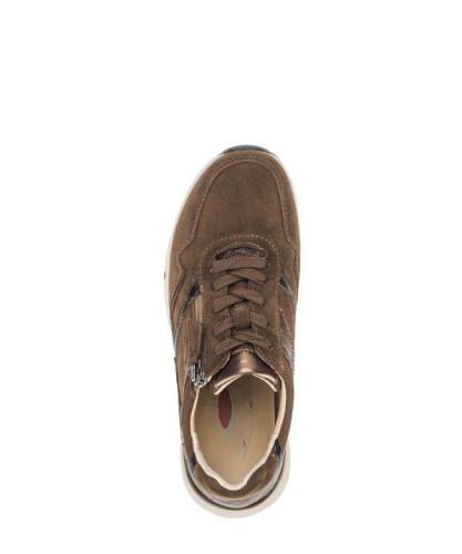 Gabor Sneaker Rollingsoft 0103.01.012 in de kleur cognac