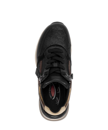 Gabor Sneaker Rollingsoft 0105.01 006 in de kleur zwart