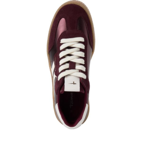 Tamaris Sneaker 1-23723-44 594 in de kleur bordeaux