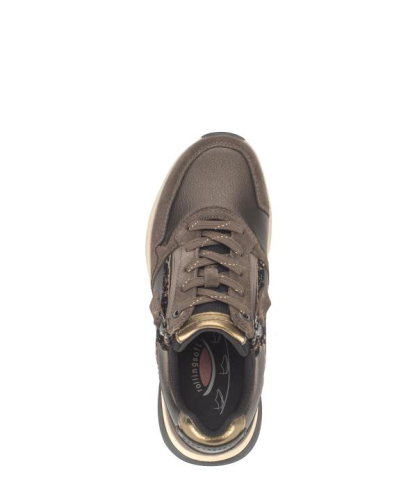 Gabor Sneaker Rollingsoft 0105.01 004 in de kleur brons