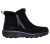 Skechers Enkellaars 168185 BLK Easy going cool zip in de kleur zwart