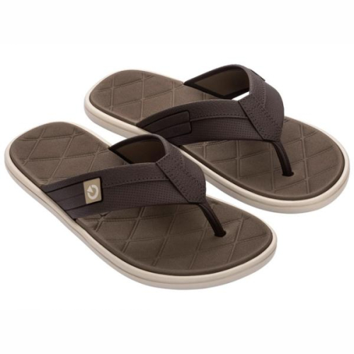 Ipanema Teenslipper Combi White/Brown Cartago Malta Thong 83428 AE449 in de kleur bruin