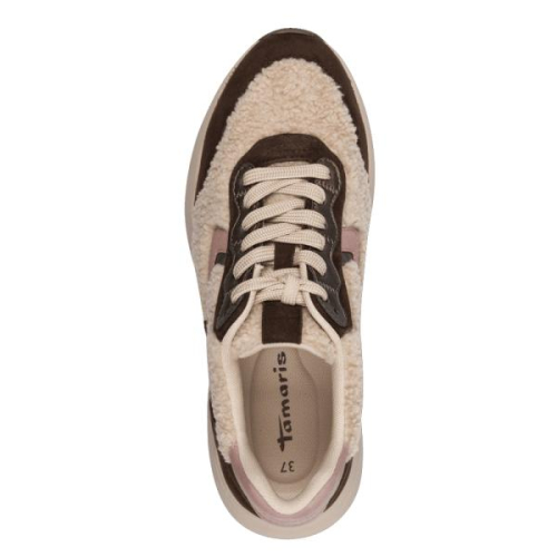 Tamaris Sneaker 1-23795-45-368 in de kleur MOCCA