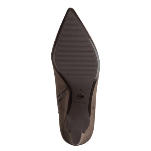 Tamaris Enkellaars 1-25383-47-341 in de kleur taupe