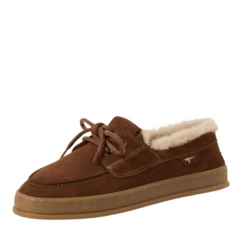 Tamaris Loafers 1-23616-47-305 in de kleur cognac