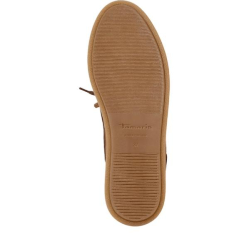 Tamaris Loafers 1-23616-47-305 in de kleur cognac