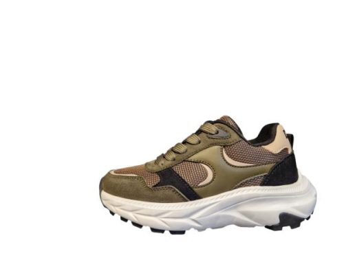 Develab Sneaker 40003 559 in de kleur kaki