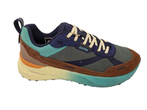 EXTR4 U&KZ GTX 01 Cognac/Blauw 2200033 in de kleur multi colour