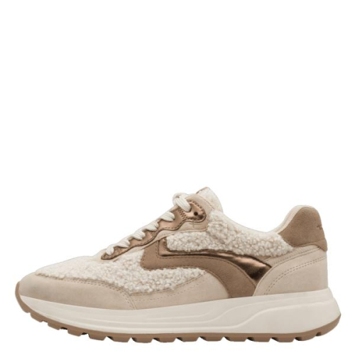 Tamaris Sneaker 1-23795-45-401 in de kleur beige