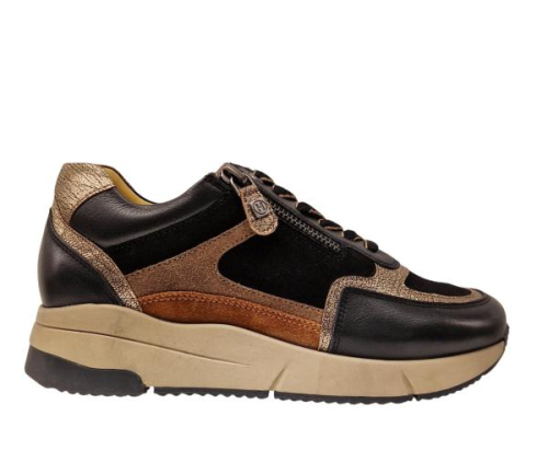 Helioform Sneaker K Combi Bruin 294.002.0404 K in de kleur zwart