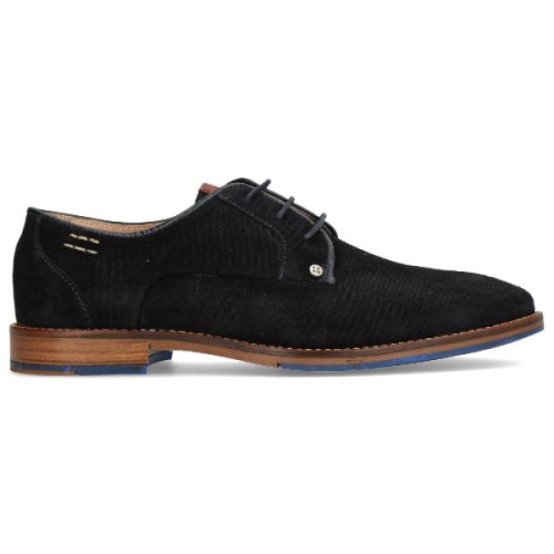 Berkelmans Lage veterschoen Posadas 2610084447 P1019 in de kleur blauw