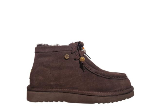 Warmbat YEPPOON Women Suede Boot Beads YPN321065 in de kleur bruin