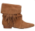Shoecolate Enkellaars 8.16.12.604.03 in de kleur cognac