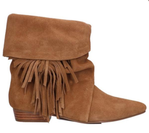 Shoecolate Enkellaars 8.16.12.604.03 in de kleur cognac
